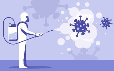 What do we use for COVID-19 disinfection?