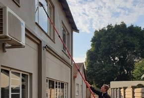 High window cleaning